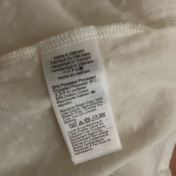 J. Crew Cream Knit Babydoll Sleeveless Top Size Small - Picture 4 of 6